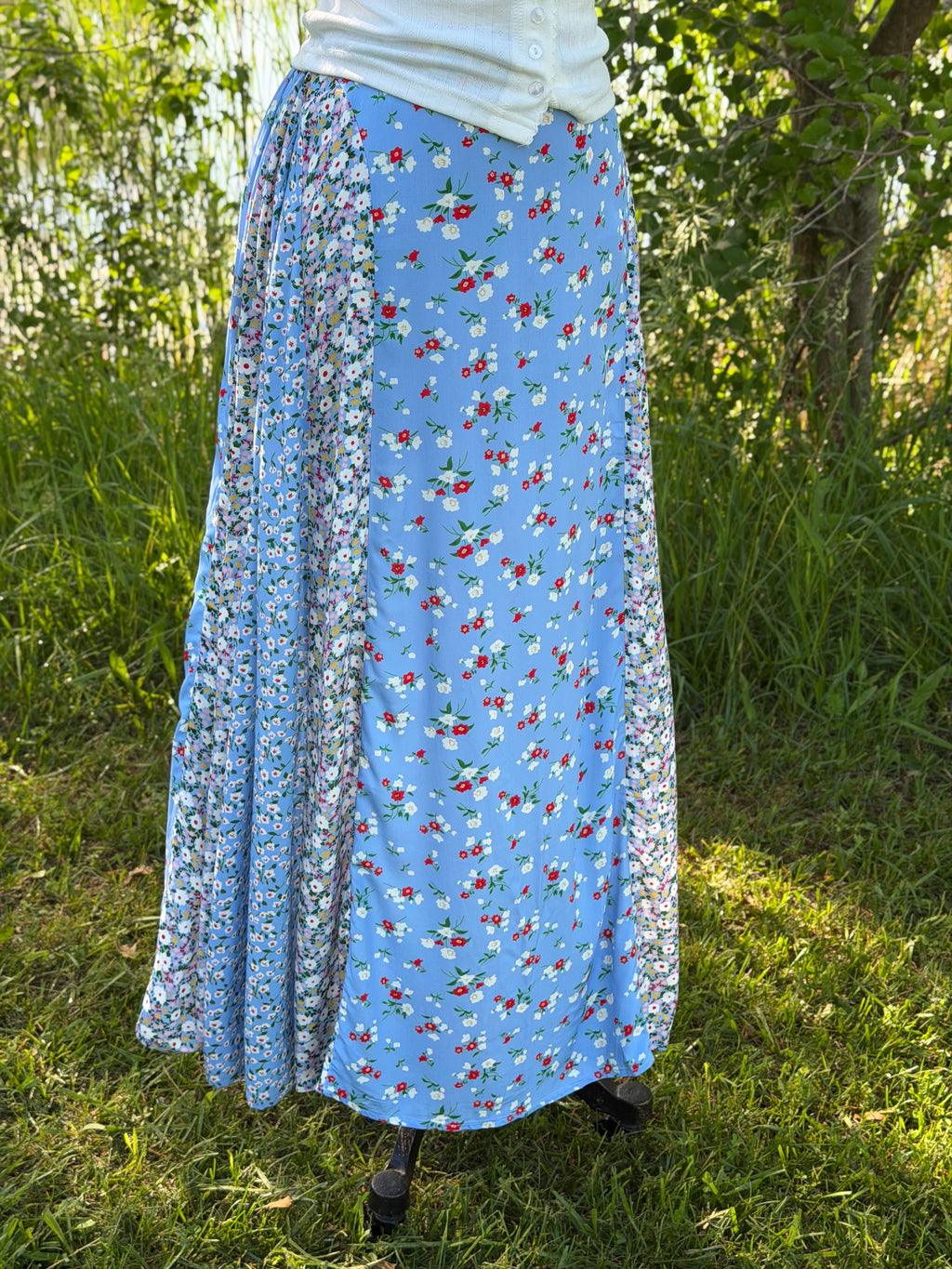 Prairie Days Floral Skirt