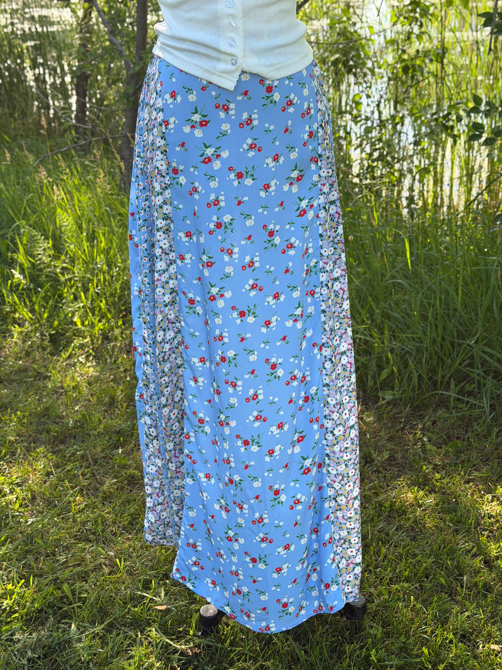 Prairie Days Floral Skirt