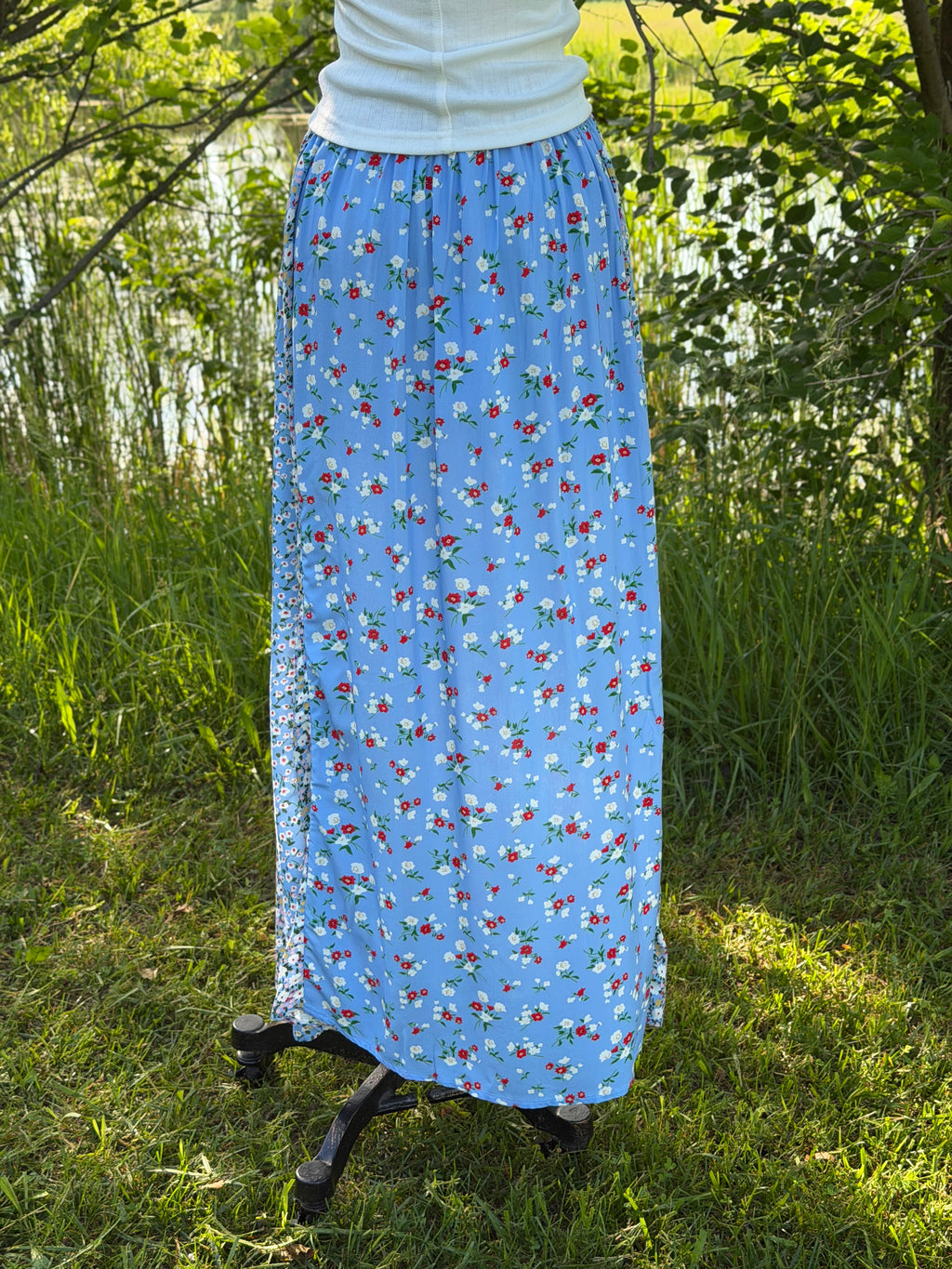 Prairie Days Floral Skirt