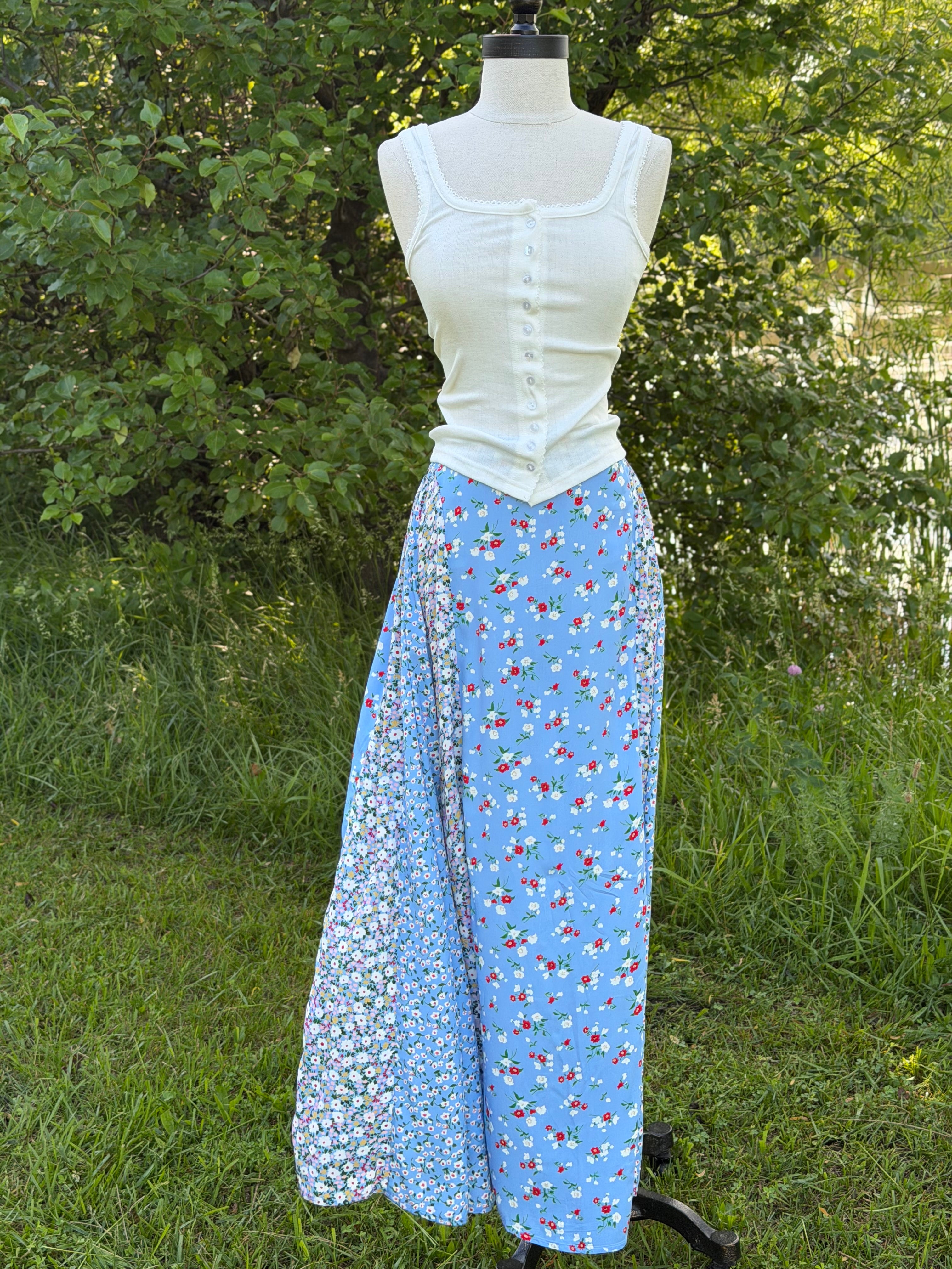 Prairie Days Floral Skirt
