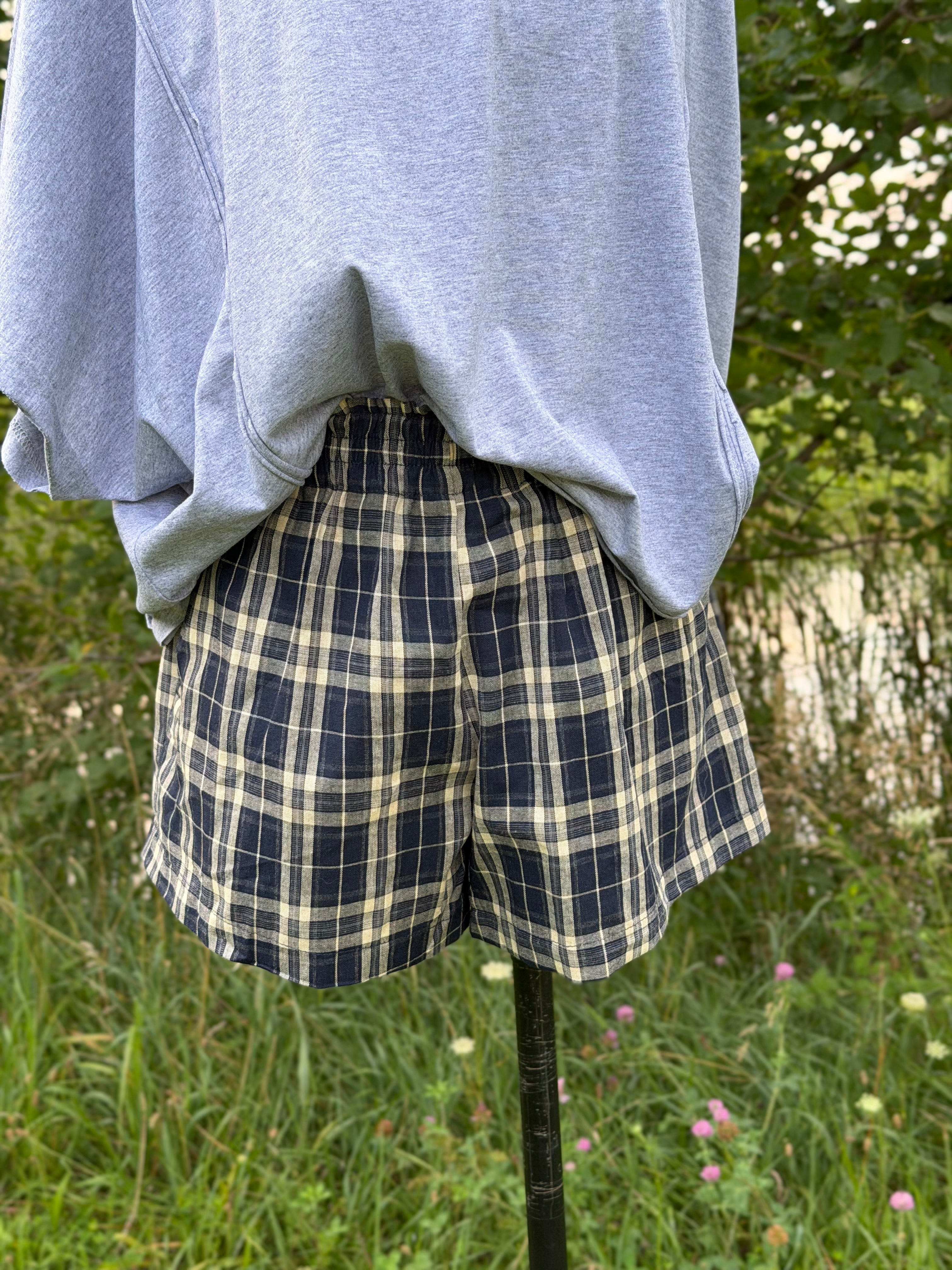 Micah Plaid Shorts