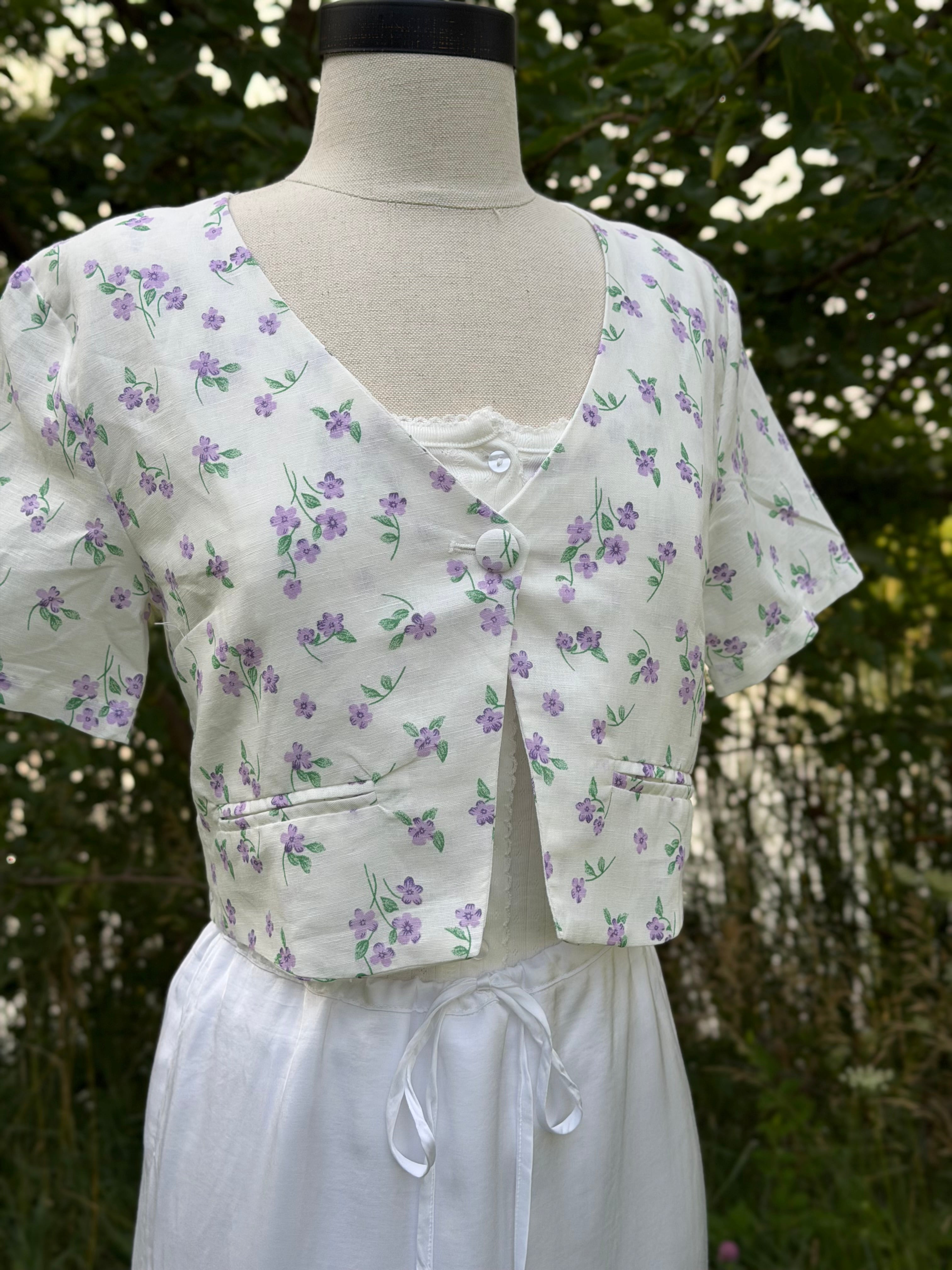 Delly Crop Blouse